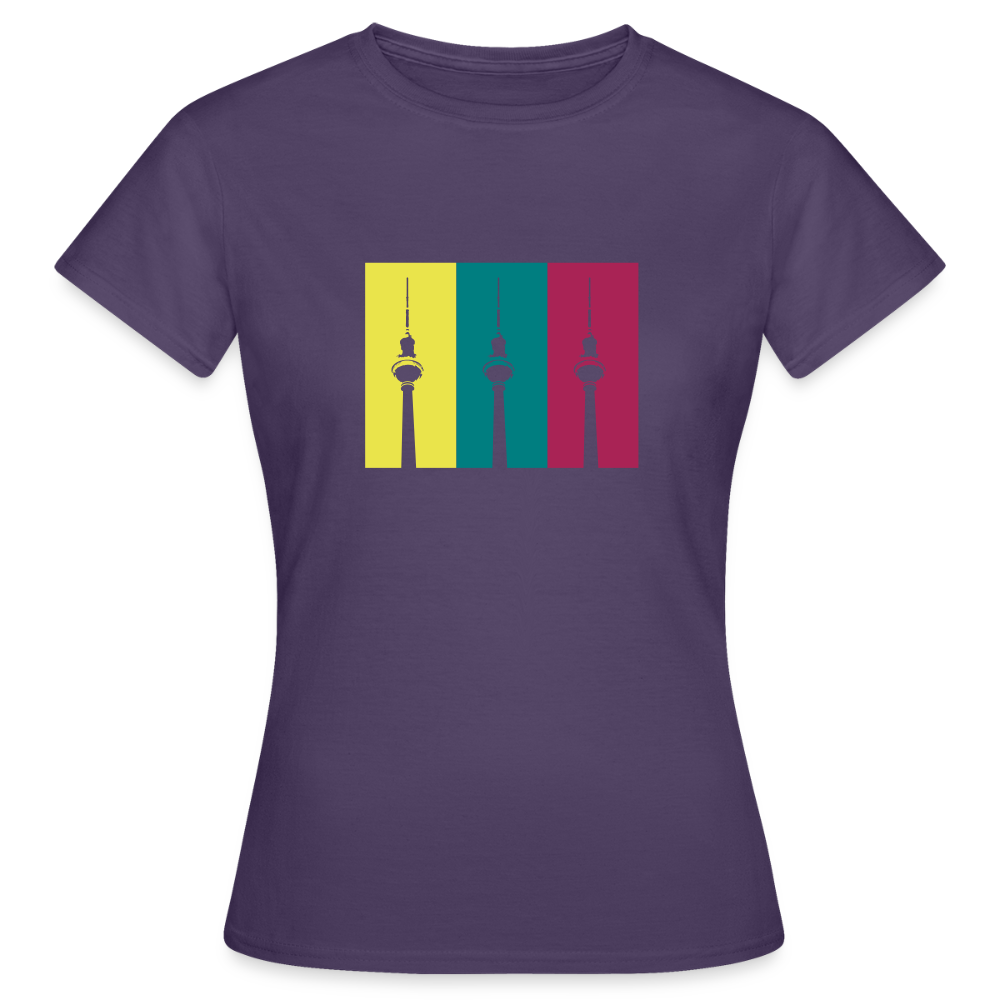 Berlin Retro - Frauen Premium T-Shirt - Dunkellila