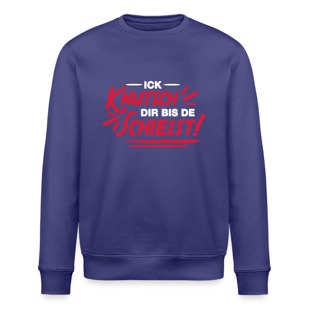 Ick knutsch dir! - Unisex Bio Sweatshirt - Dämmerung