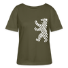 Berliner Bär im Netz - weiß - Relaxed Rundhals Frauen Bio-T-Shirt - Khaki
