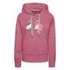 Berliner Einhorn - Frauen Premium Hoodie - Malve