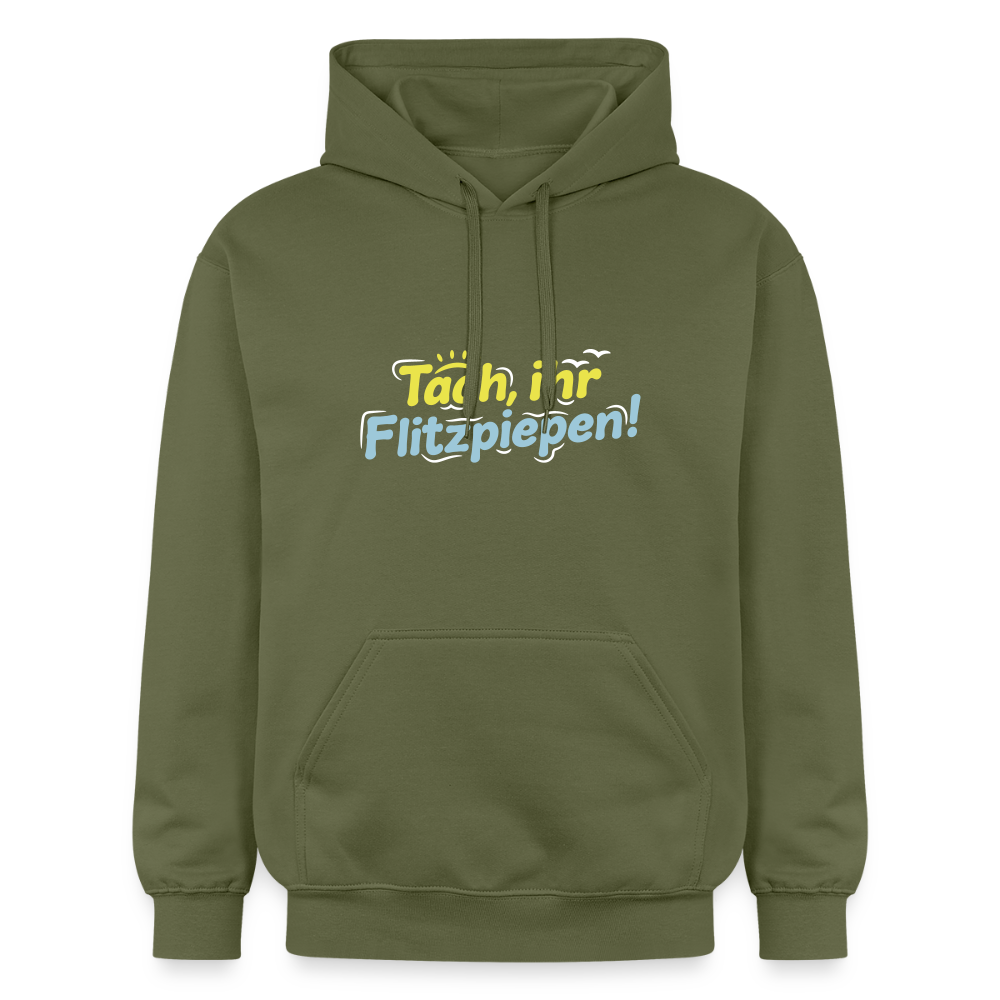 Tach, ihr Flitzpiepen! - Hoodie - Militärgrün