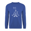 Eiffelturm in Berlin Bonjour - Unisex Pullover - Royalblau