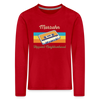 Marzahn Hippest Neighborhood - Kinder Langarmshirt - Rot