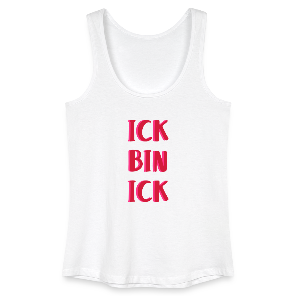 Ick bin Ick! - Frauen Bio Tank Top - Weiß