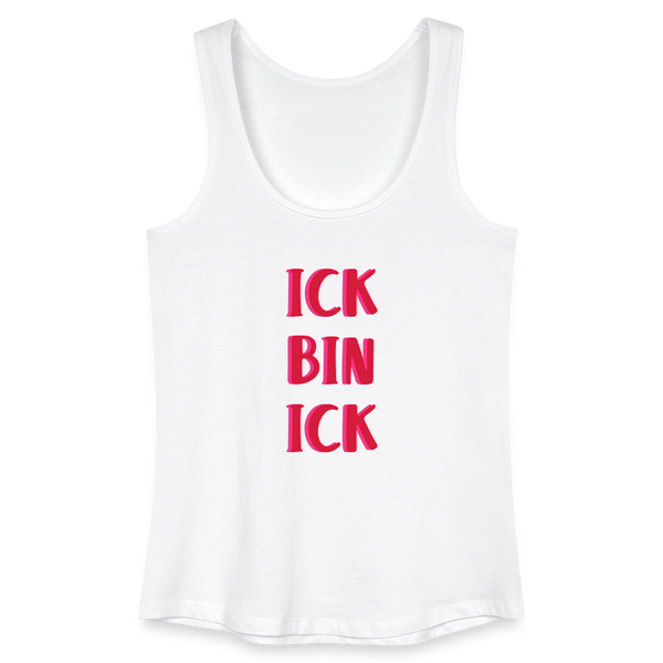 Ick bin Ick! - Frauen Bio Tank Top - Weiß