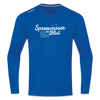 Spreewasser im Blut - Männer Sport Langamshirt - Royalblau