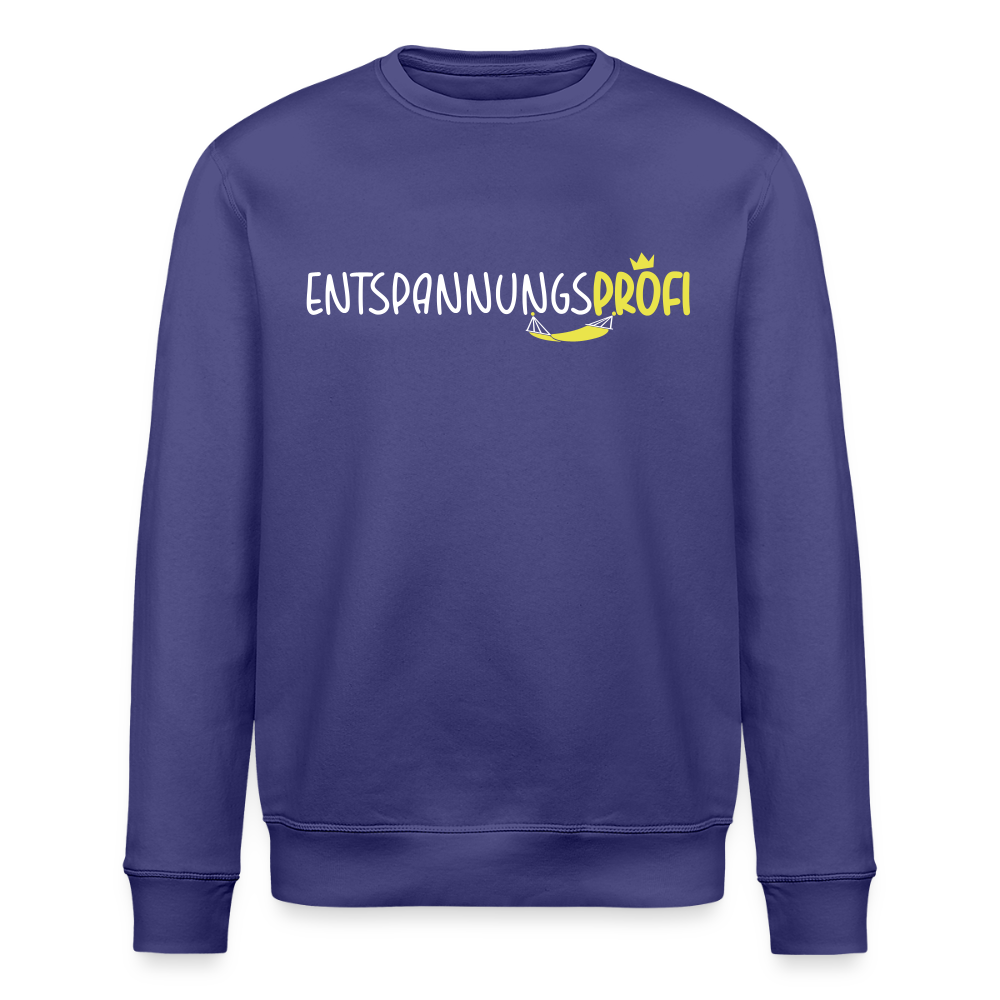 Entspannungsprofi - Unisex Bio Sweatshirt - Dämmerung