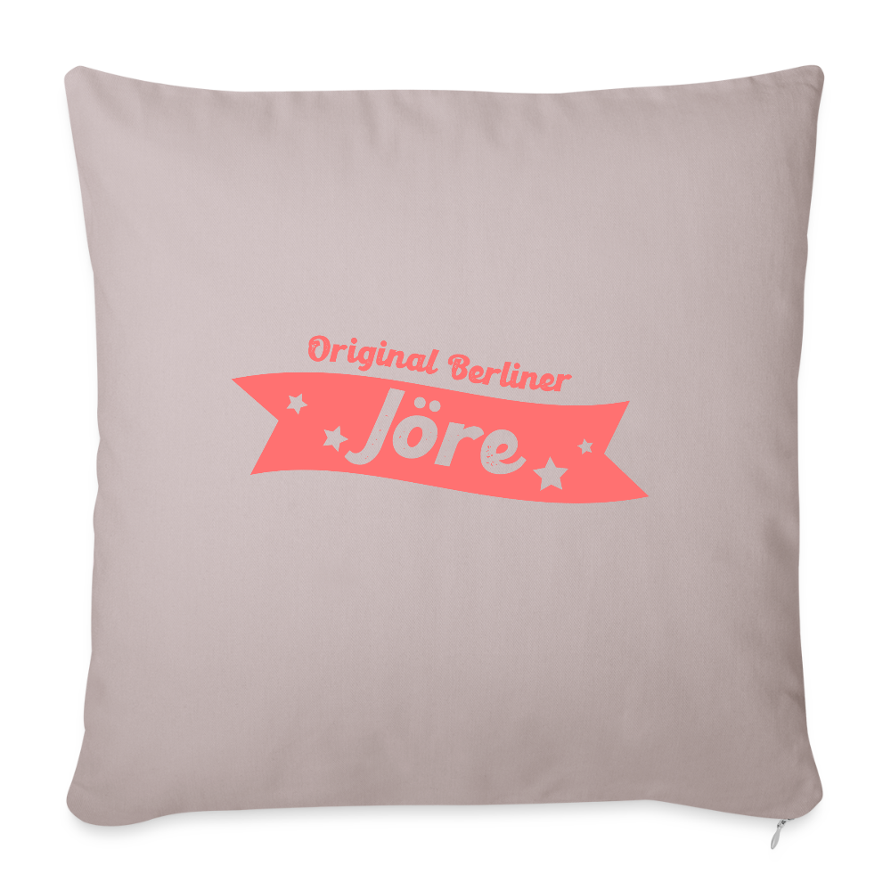 Berliner Jöre - Sofakissen mit Füllung (45 x 45 cm) - helles Taupe