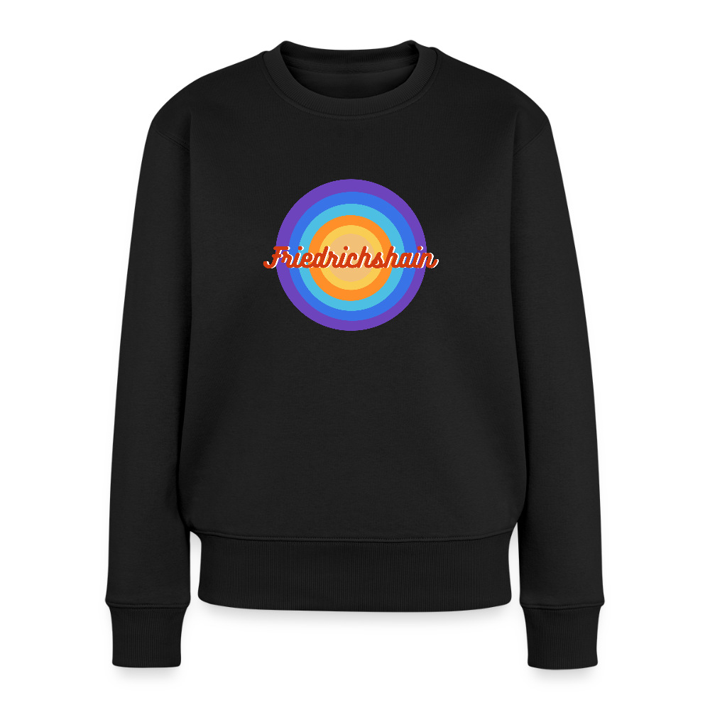 Friedrichshain Retro - Frauen Premium Pullover - Schwarz