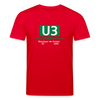 U3 - Unisex Bio T-Shirt - Rot