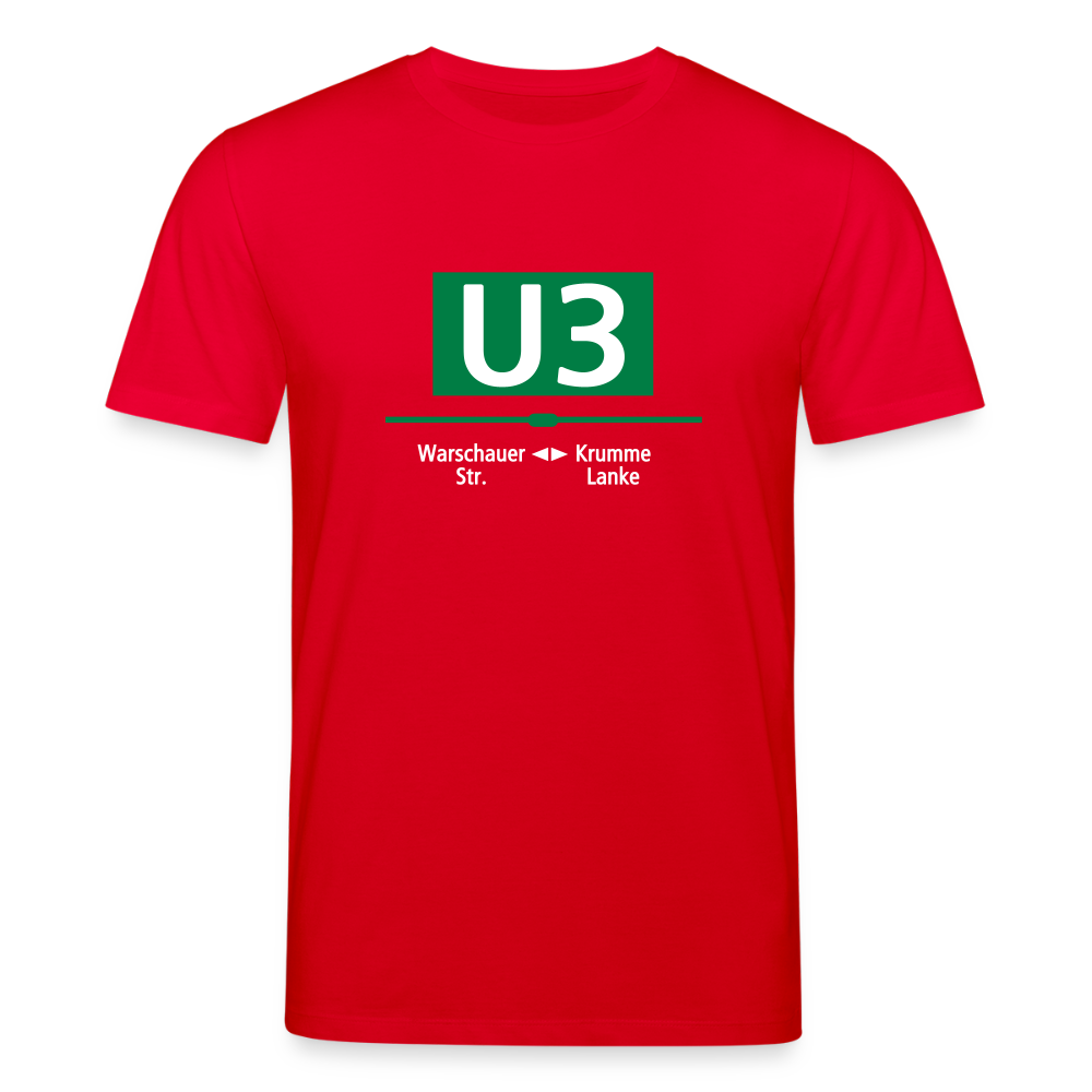 U3 - Unisex Bio T-Shirt - Rot