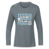 Tinnitus in de Oogen? Ick seh' nur Pfeifen hier! - Frauen Sport Langarmshirt - Grau
