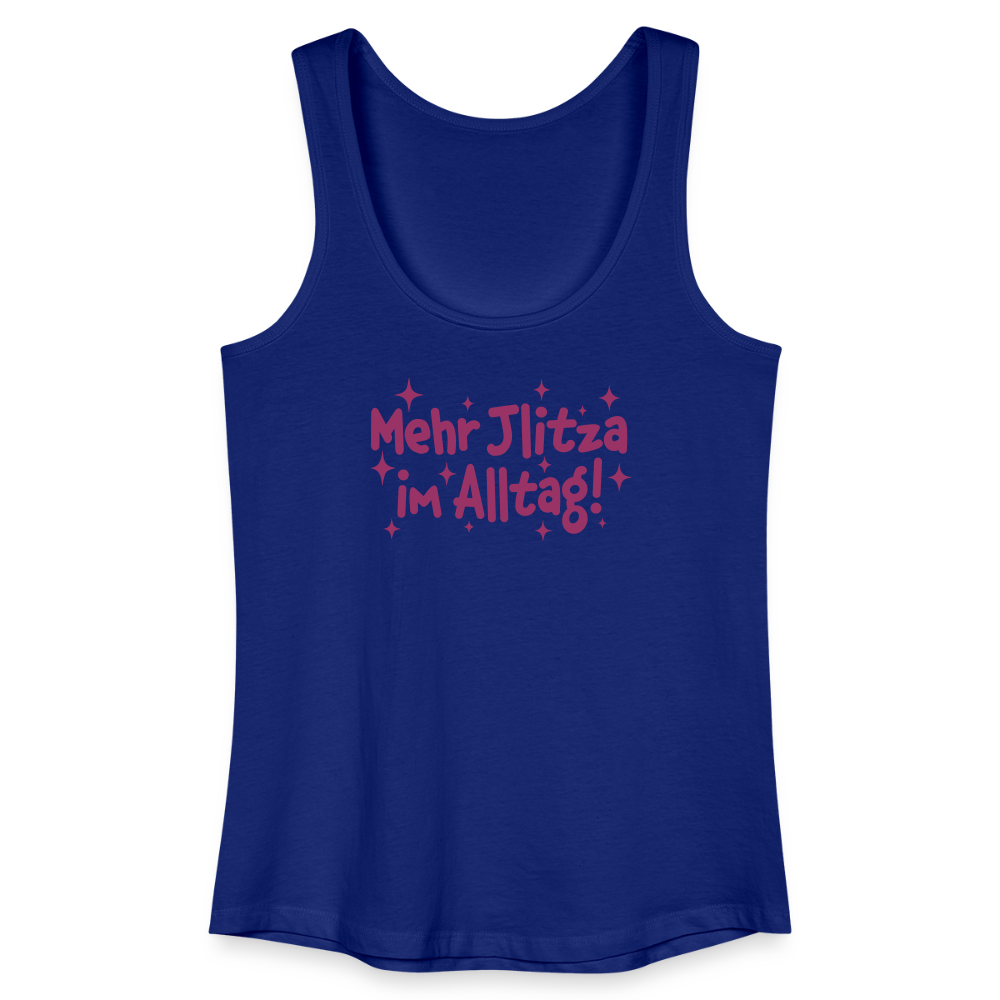 Mehr Jlitzer im Alltag! - Frauen Bio Tank Top - Königsblau