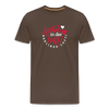 Liebe in der Luft! Berliner Luft! - Männer Premium T-Shirt - Edelbraun