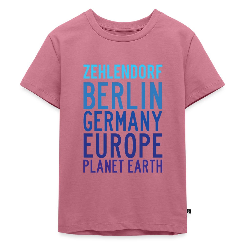 Zehlendorf Planet Earth - Kinder Premium T-Shirt - Mauve