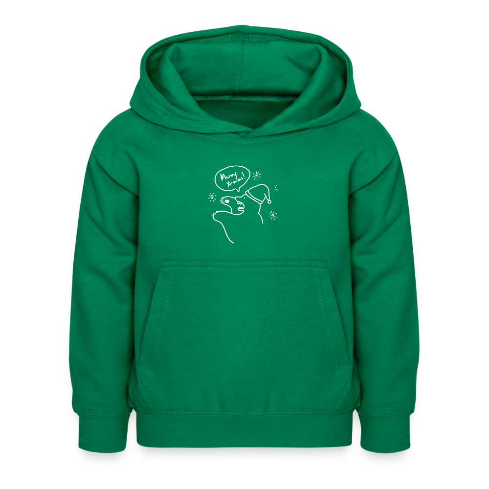 Merry X-mas, grrrr - Kinder Hoodie - Kelly Green