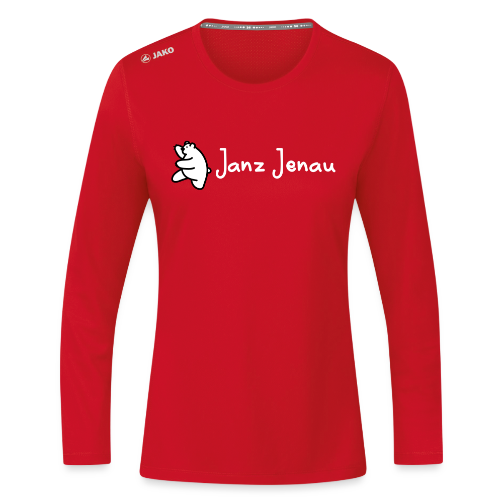 Janz Jenau - Frauen Sport Langarmshirt - Rot