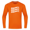 Jebongt! - Männer Sport Langamshirt - Neonorange