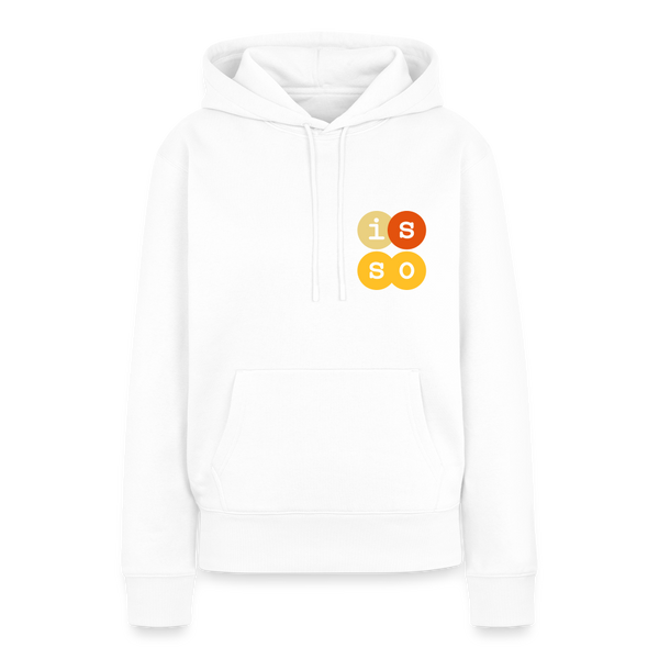IsSo - Frauen Premium Hoodie - Weiß