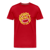 Wennde lachst, mach ick mit! - Männer Premium T-Shirt - Rot