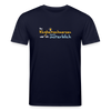 Bei Klugheitsschmerzen wär' ick unsterblich - Unisex Bio T-Shirt - Navy