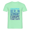 Reinickendorf Planet Earth - Männer Premium T-Shirt - Mintgrün