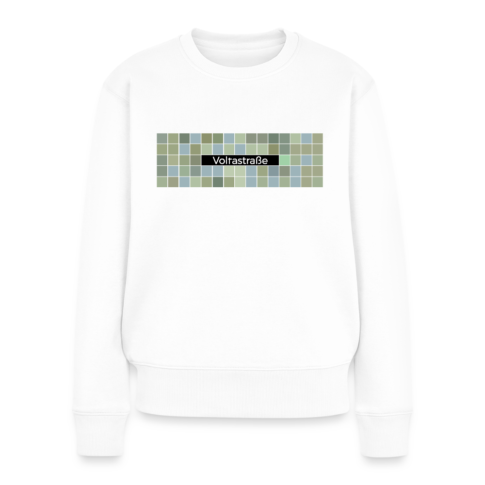 Voltastrasse - Frauen Premium Pillover - Weiß