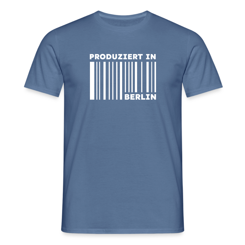 PRODUZIERT IN BERLIN - Männer Premium T-Shirt - Taubenblau