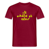 Dit eskaliat eh wilda  - Männer Premium T-Shirt - Ziegelrot