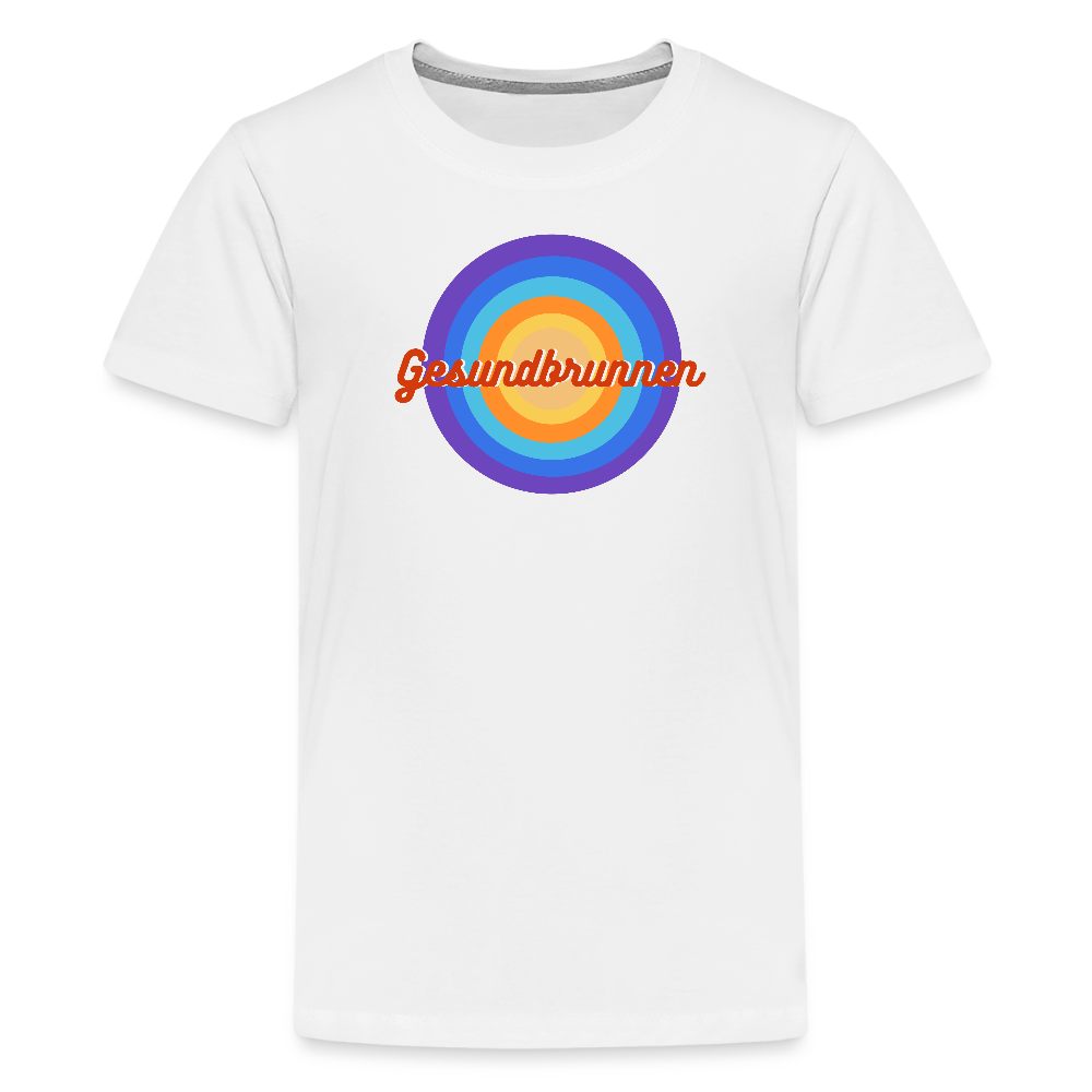 Gesundbrunnen Retro - Teenager Premium T-Shirt - Weiß