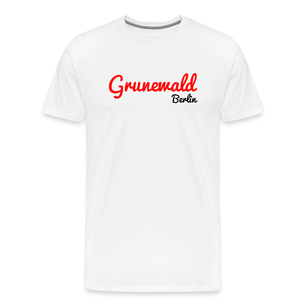 Grunewald Berlin - Männer Premium T-Shirt - Weiß