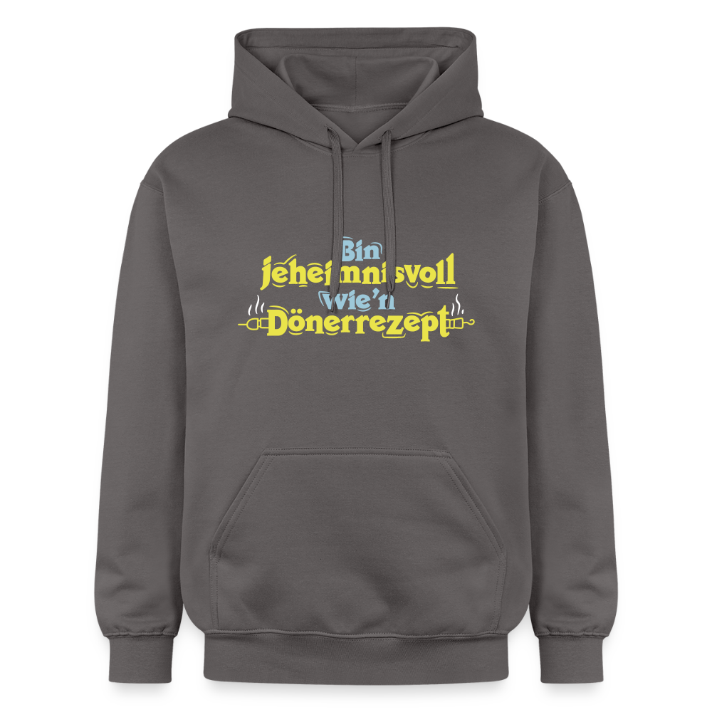 Bin jeheimnisvoll wie'n Dönerrezept. - Hoodie - Dunkelgrau