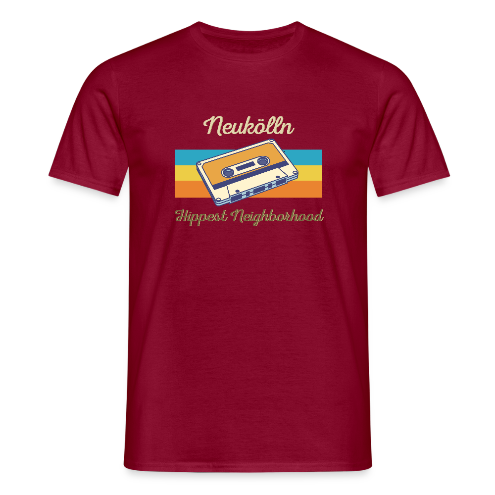 Hippes Neukölln - Männer Premium T-Shirt - Ziegelrot