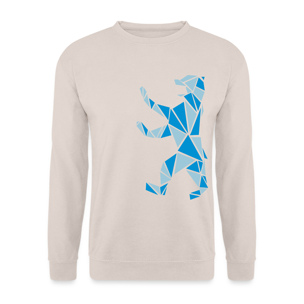 Berliner Bär Geometrie - Unisex Pullover - Sand