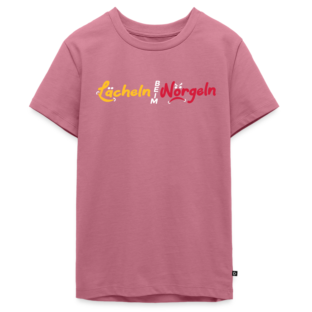 Lächeln beim Nörgeln - Teenager Premium T-Shirt - Mauve