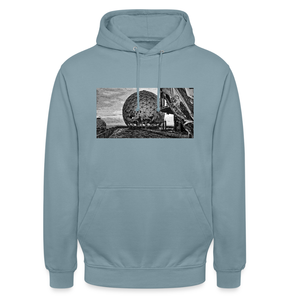 Teufelsberg im Bild - Unisex Hoodie - Nebelblau