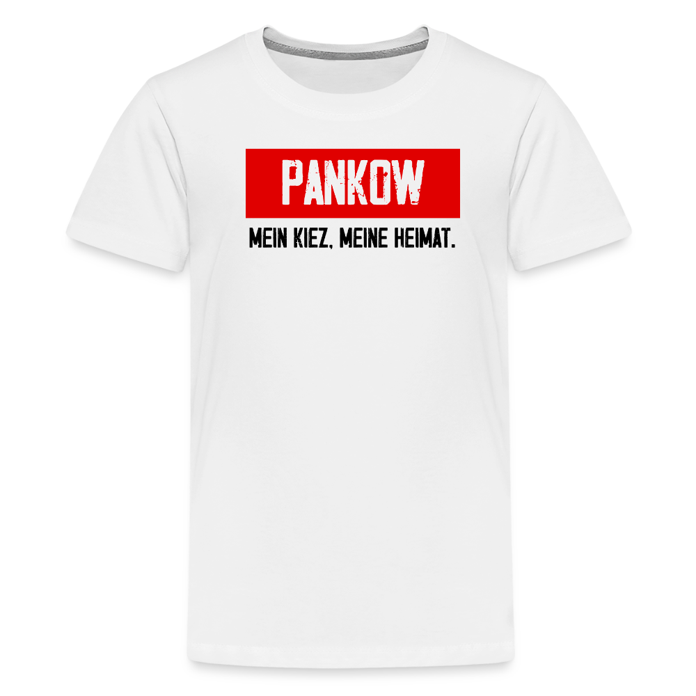 Mein Kiez meine Heimat - Teenager Premium T-Shirt - Weiß