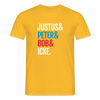 Justus & Peter & Bob & Icke - Männer Premium T-Shirt - Gelb