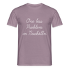 One Less Problem in Neukölln - Männer Premium T-Shirt - Lilagrau