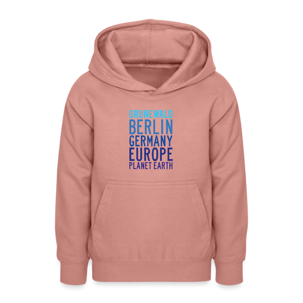 Grunewald Planet Earth - Teenager Hoodie - Altrosa