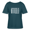 PRODUZIERT IN BERLIN - Relaxed Rundhals Frauen Bio-T-Shirt - Dunkles Petrol