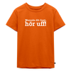 Wenn de dit liest, hör uf! - Kinder Premium T-Shirt - Orange