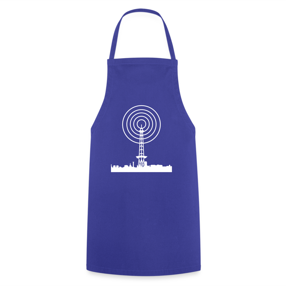Funkturm im Fokus - Kochschürze - Royalblau