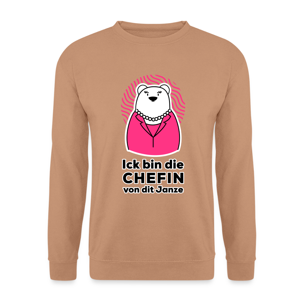 Chefin - Unisex Pullover - Mocca
