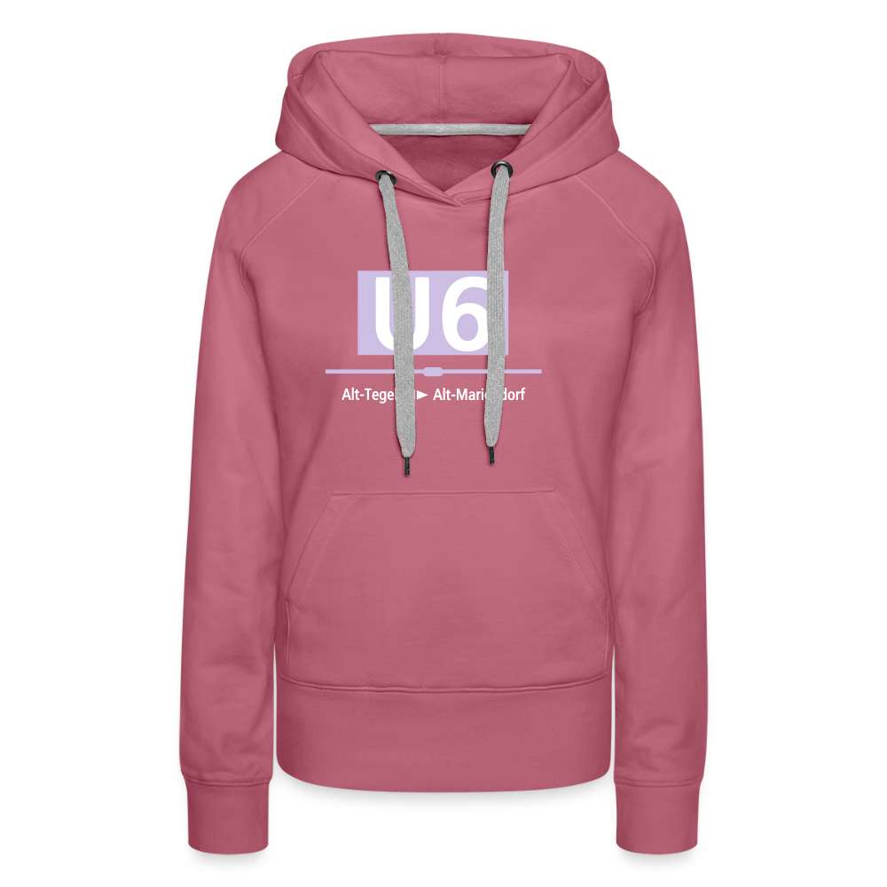 U6 - Frauen Premium Hoodie - Malve