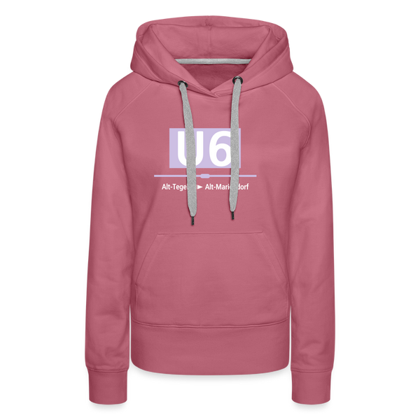 U6 - Frauen Premium Hoodie - Malve