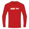 Jewieft! - Männer Sport Langamshirt - Rot