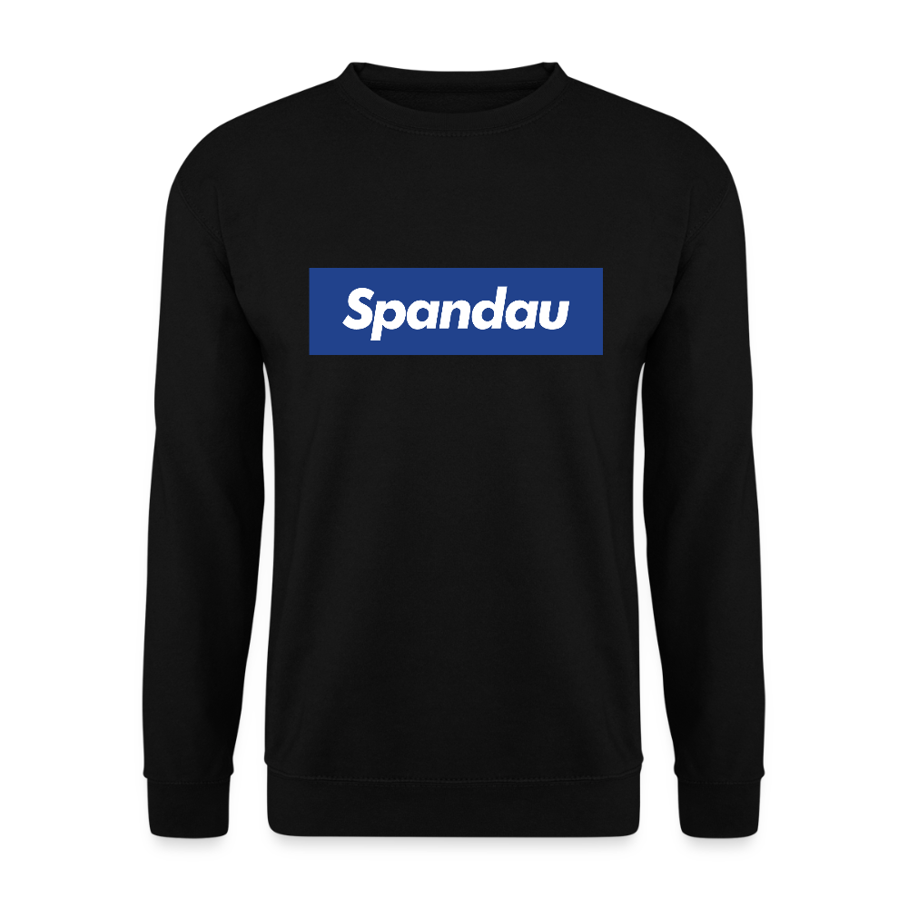 Spandau blau - Unisex Pullover - Schwarz