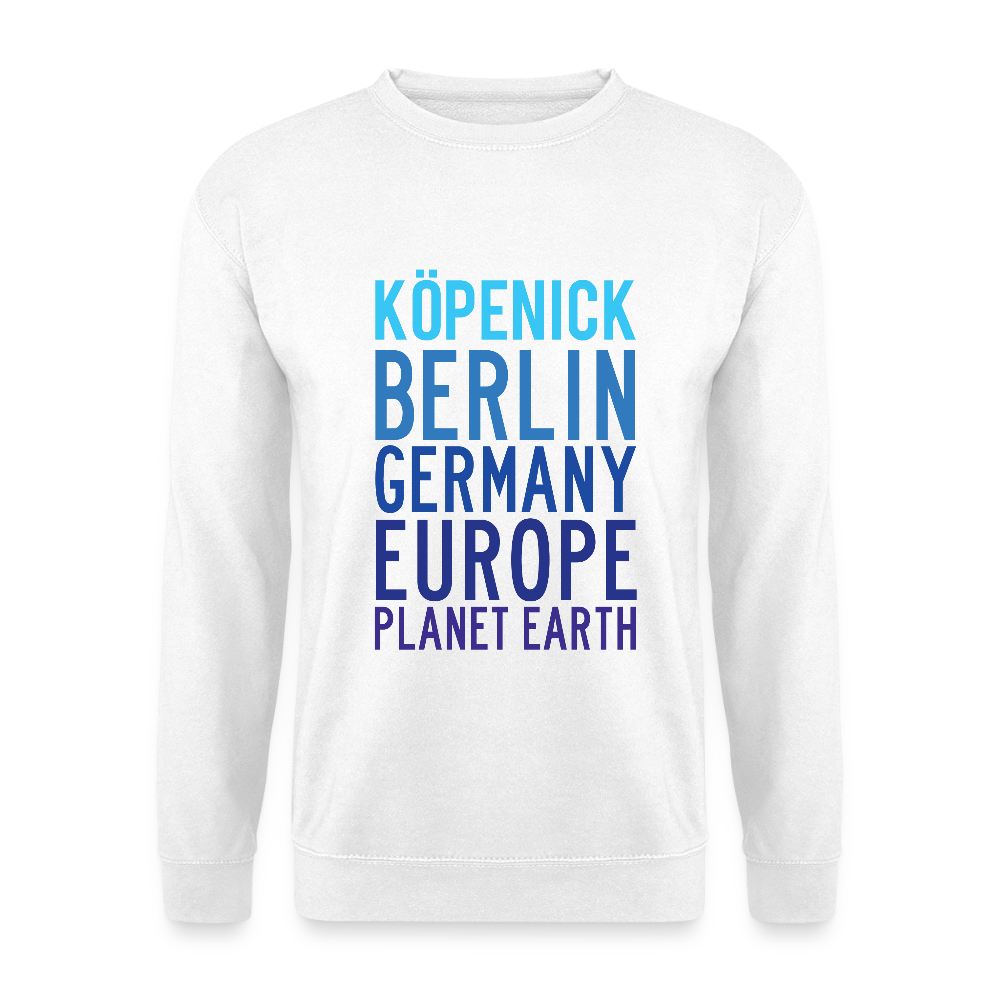 Köpenick Planet Earth - Unisex Pullover - Weiß