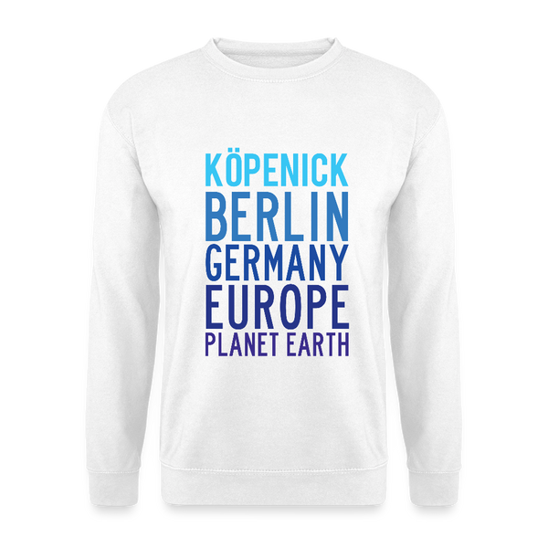 Köpenick Planet Earth - Unisex Pullover - Weiß